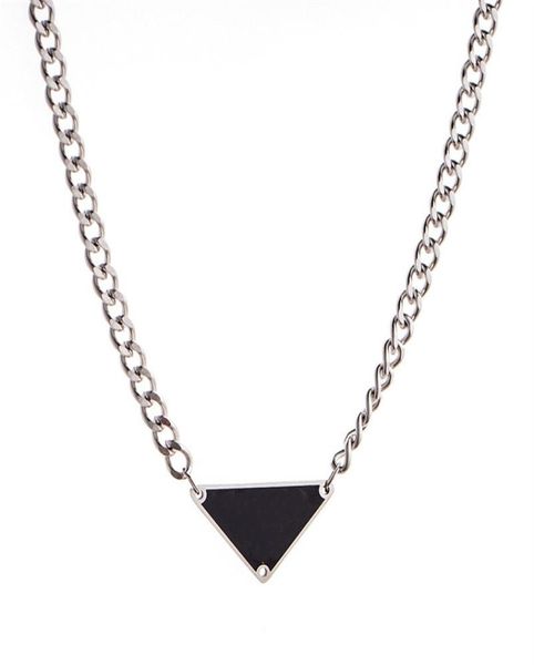 

luxury necklace silver rope chain mens womens necklace triangle pendant design party hip hop punk necklaces names statement jewell6443918