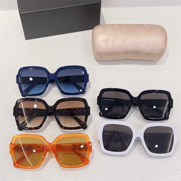 

2023 new luxury designer sunglasses women's net redwind ins same style personality big box sunglasses ch5461, White;black