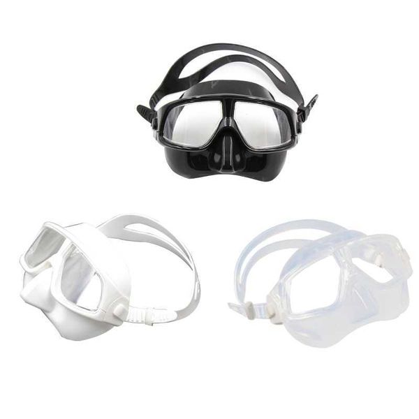 

anti leak snorkel diving mask wide view scuba diving goggles tool for snorkeling, Blue