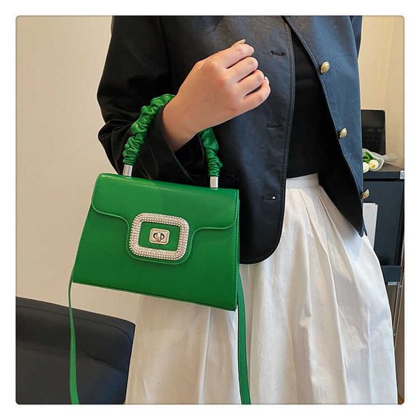 

velatninio designer bags for ladiesfashionable diamond pleated handheld bag women's bag 2023 new korean edition simple and fashionable
