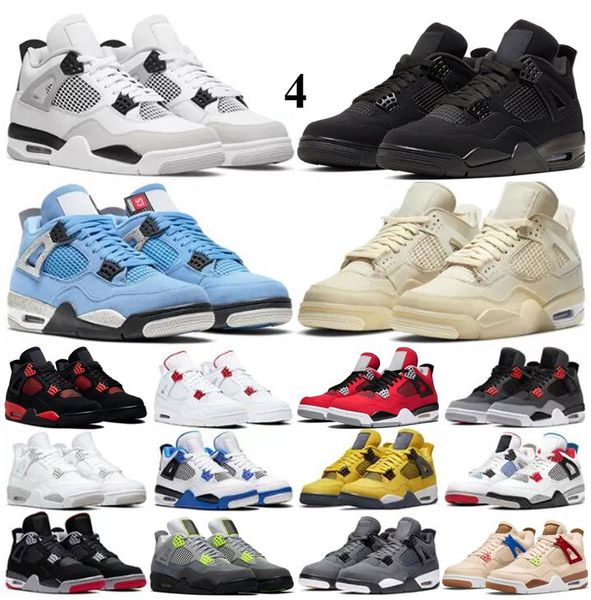 

jumpman 4 4s basketball shoes for men women movement sneakers mens running shoes frenum ventilate comfort size red net side spliced sports s