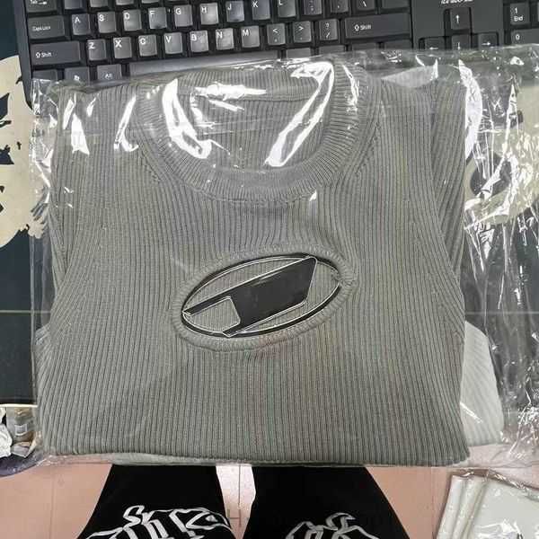 

diesel women's tanks camis fashion oil designer mens t shirt letter print short sleeve round neck cotton 1 pimj, White