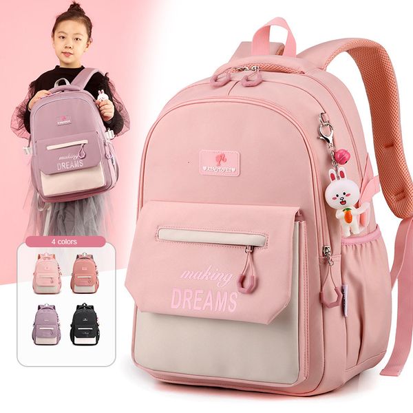

school bags backpack for girls primary school student bag 8-14 years children pink bookbag kids satchels teenagers knapsack mochila femenina