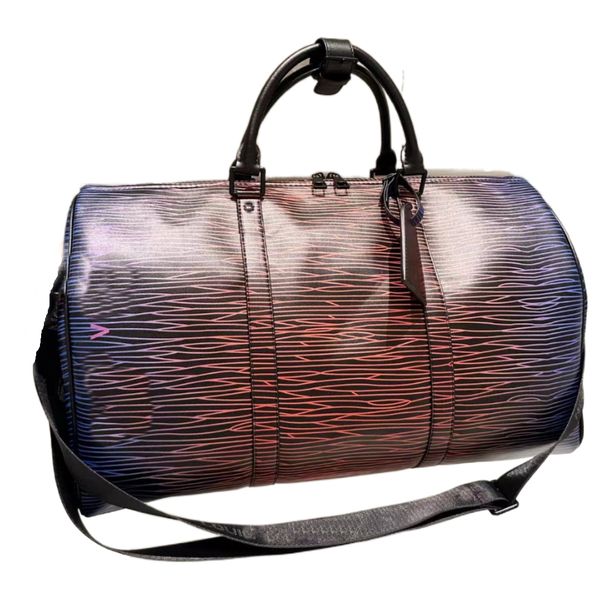 

Luggage bag 2023 men's and women's original material logo hardware large-capacity ultra-durable letter messenger bag handbag high-end sense travel bag fashion