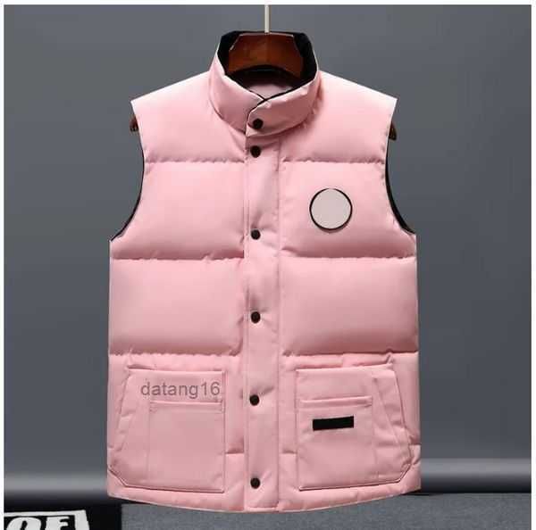 

canadas gooses down vest designer mens waistcoat winter vests couple bodywarmer womens jacket sleeveless outdoor warm thick outwea 63a9, Black;white