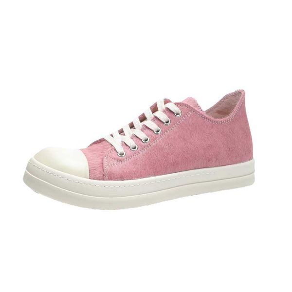 

rick ownes sneakers rick men's casual shoes natural leather horsehair winter low-ro owens women's shoes 8r0l