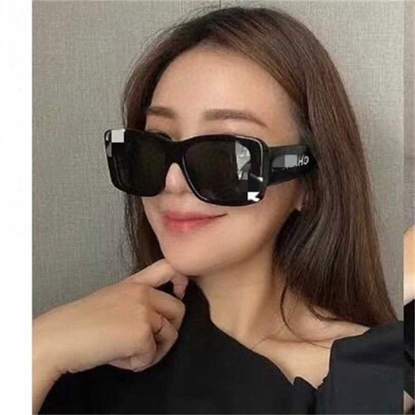 

2023 new luxury designer sunglasses 22a 71474 printed ins box lens letter net red same style sunglasses 71472, White;black
