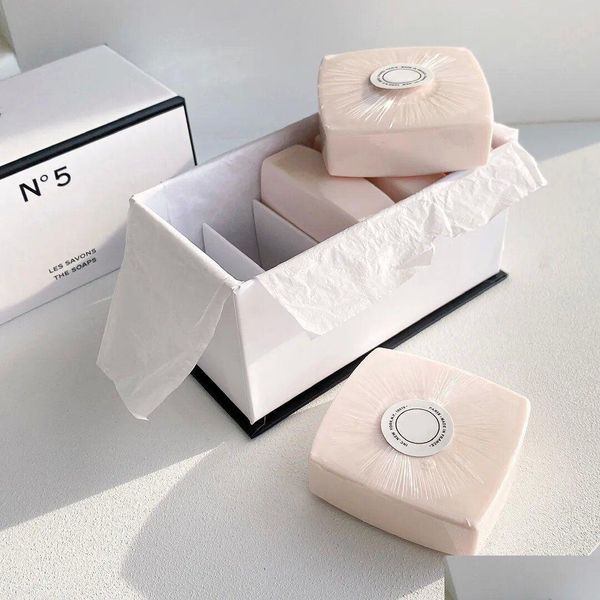 

Handmade Soap France P Brand 75G 5Piece Set Les Savons N5 Bath Body Scented Fragrance Incense Soaps 5Pcs Box Fast Ship Dr Dhtb3