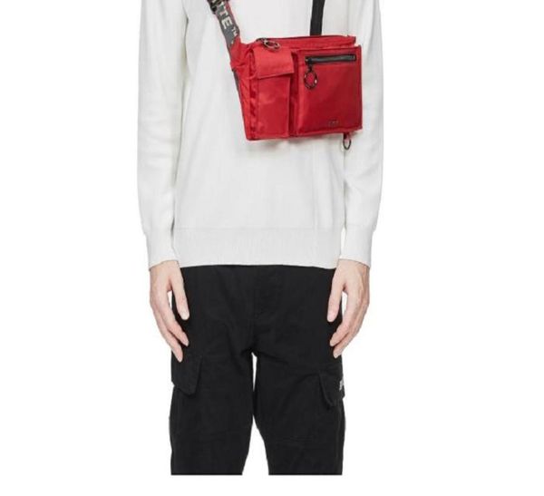 

red men shoulder bag messenger bag ribbon off men chest bag antitheft sling pack usb charge port satchel canvas sport bags7384007
