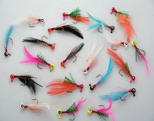

60pcs fishing lures lead head jigs hooks 132oz01234568089432