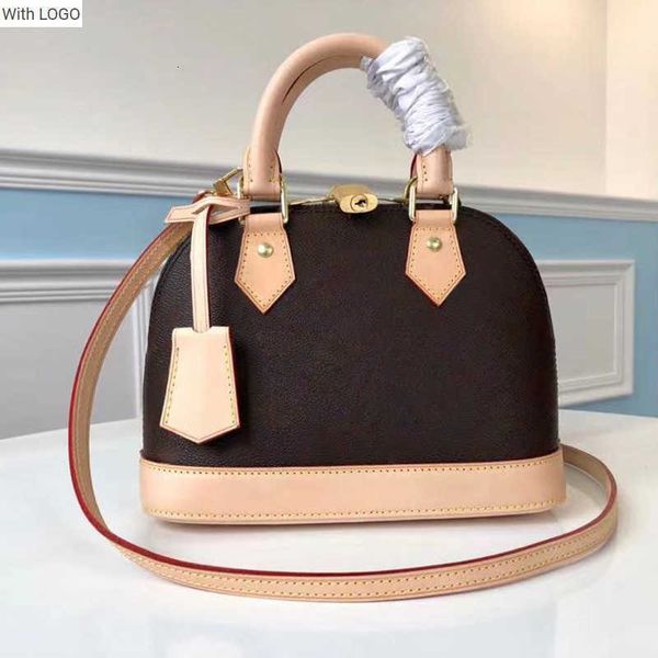 

2023 new 9a l bag designer shell bag genuine leather handbag m53152 23.5cm luxury shoulder bag delicate knockoff crossbody bag yl073, Black