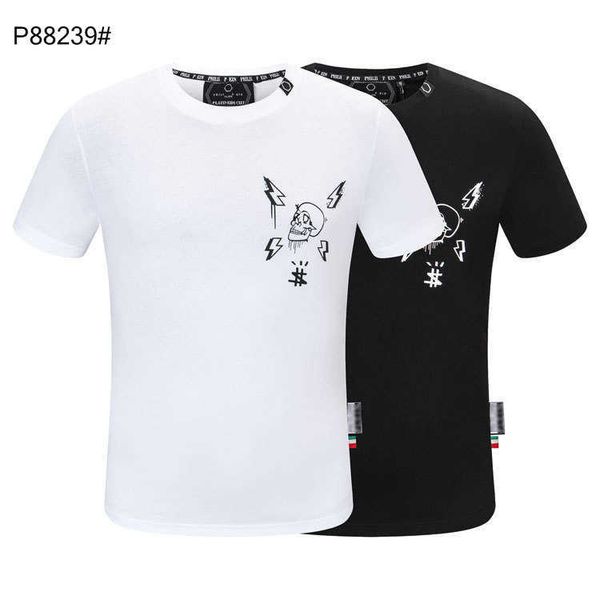 

t-shirt designer skull pictures summer men's high-end t-shirtvxgv, White;black