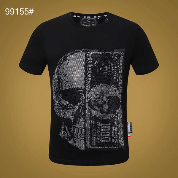 

t-shirt designer skull pictures summer men's high-end t-shirt73aq, White;black