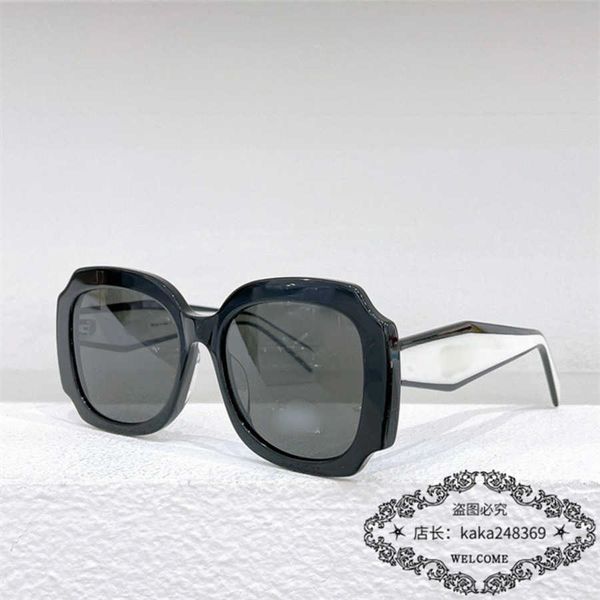 

2023 luxury designer 23 new p family irregular sunglasses women's ins same style personalized color matching sunglasses 16w, White;black