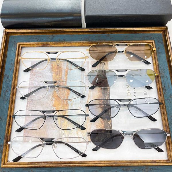 

2023 new luxury designer family b's new cat's eye sunglasses fashionable men's and women's ins popular online stars same, White;black