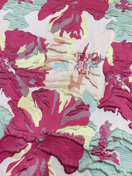

2023 jacquard lace 5 yards african woman sewing craft ladies fabric damask banquet apparel wedding formal dress garment textile brocade yq-2, Black;white