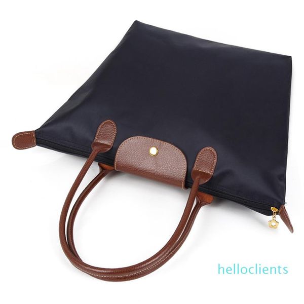 

designer-woman shopping bag leather purse tote fashion shoulder bag handbags casual folding nylon waterproof tote bea3001