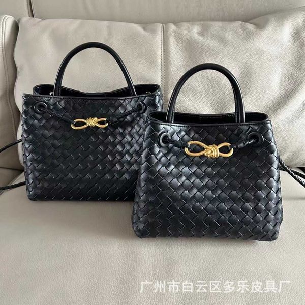 

tote designer handmade andiamo bag woven botegas new leather high-end large capacity commuting single shoulder crossbody same model vwj7