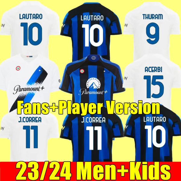 

lukaku 23 24 soccer jerseys barella correa inters dzeko giroud ibrahimovic lautaro milans theo brahim 23 24 football shirt 2023 2024 uniform, Black;yellow