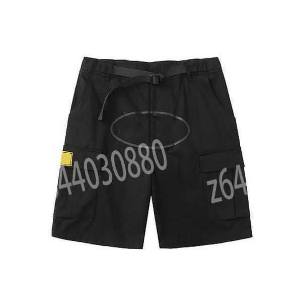 

mens cargo shorts summer cropped pants streetwears clothing quick drying multi pocket skateboarding demon printed sweatpants 4 6z3o, White;black