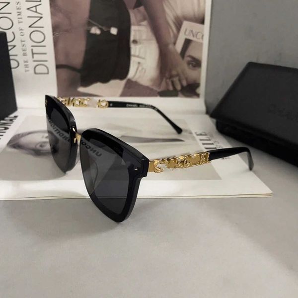 

new fragrant 0754 tiktok star online celebrity lesbian style high value big frame face shows small sunglasses female fashion, White;black
