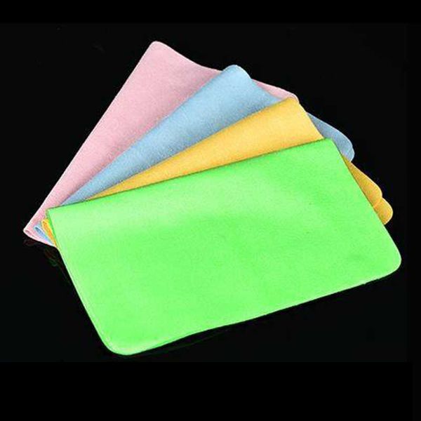 

10pcs/lots chamois glasses cleaner microfiber cleaning cloth for lens phone screen cleaning wipes, Blue