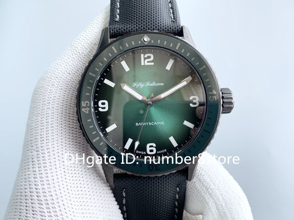 

wristwatch fifty fathoms 5100-1130 ceramic mens watch cal.1315 automatic mechanical 28800 vph date designer watches sapphire super luminous, Slivery;brown