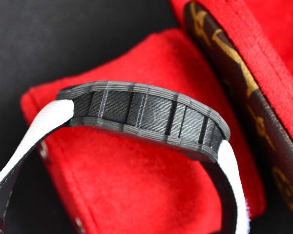 

rm12-01 real tourbillon watch fantasic superb men wrist watches k7c9 high-end quality mechanical uhr ntpt all carbon fiber case montre richa, Slivery;brown