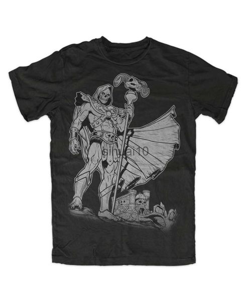 

men's t-shirts motu cult universe masters he-man snake mountain skeletor t-shirt. summer cotton short sleeve o-neck mens t shirt new s-, White;black