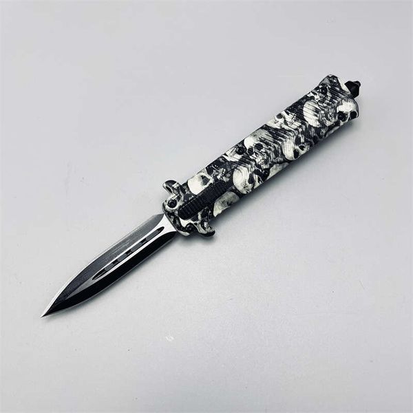 

tactical knife 7.5inch switchblade one quality steel blade emergency situations lasting durability sleek design non automatic pocket knife