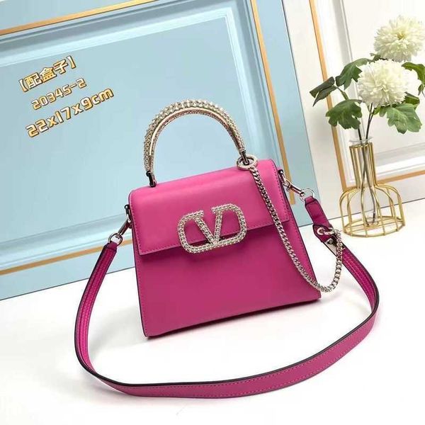 

women diamond bags luxurys handbag designer inlaid metal handle shaped portable shoulder crossbody women's chain dx1p 0snb