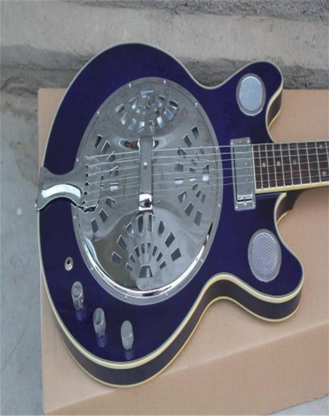 

whole maestro dobro resonator purple electric guitar in stock2680550