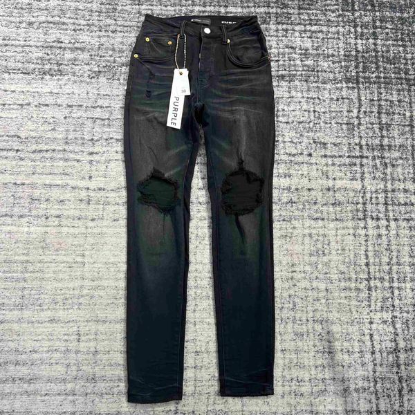 

purple bran * fashion brand men's anti aging slim fit casual jeans, Blue