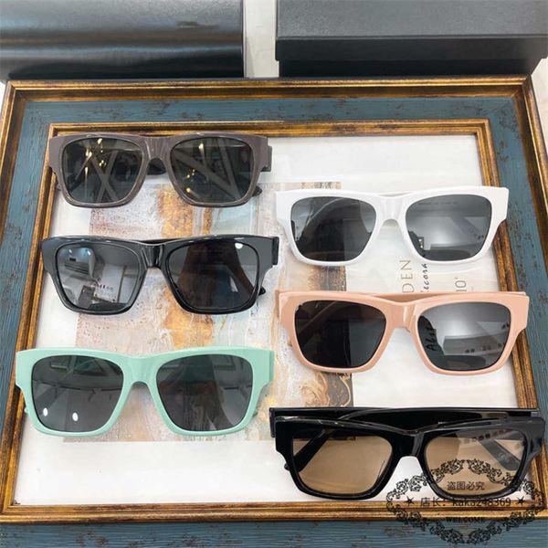 

2023 new luxury designer types b plate sunglasses women ins net red same type of box sunglasses for men bb0262, White;black