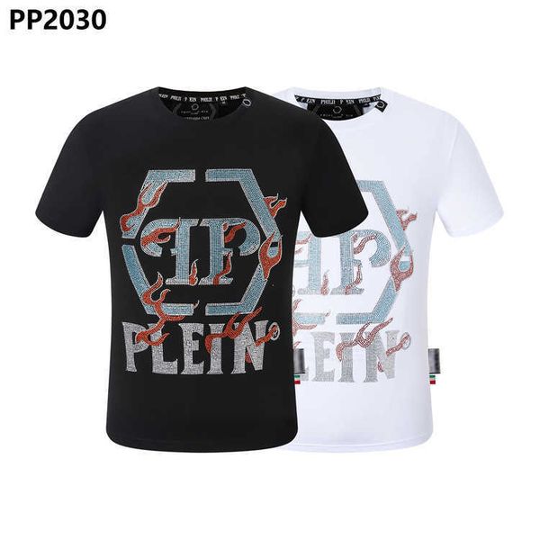 

t-shirt designer skull pictures summer men's high-end t-shirt0uh8, White;black