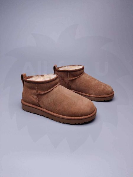 

boots women classic mini platform uggity boot ultra matte tazz fur snow boots suede wool blend comfort winter designer ankle booties size 34, Black