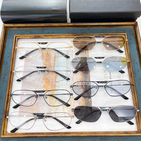 

2023 new luxury designer sunglasses home hailey same style sunglasses personalized narrow ins fashion eyeglass frame bb0245, White;black