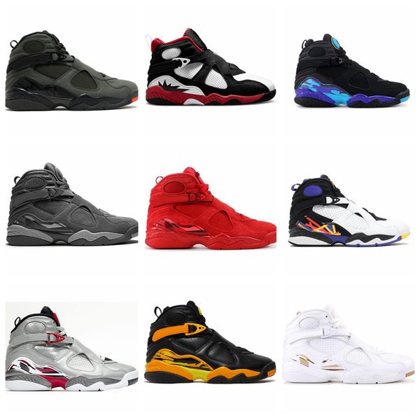 

womens mens 8s space fire red light olive shoes 8 chile red particle grey bred university gold university blue cool grey gym red anthracite