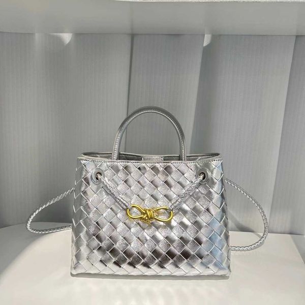 

candy designer andiamo new bag botegas 2023 summer color slant straddle handheld one shoulder leather woven tote i1vk