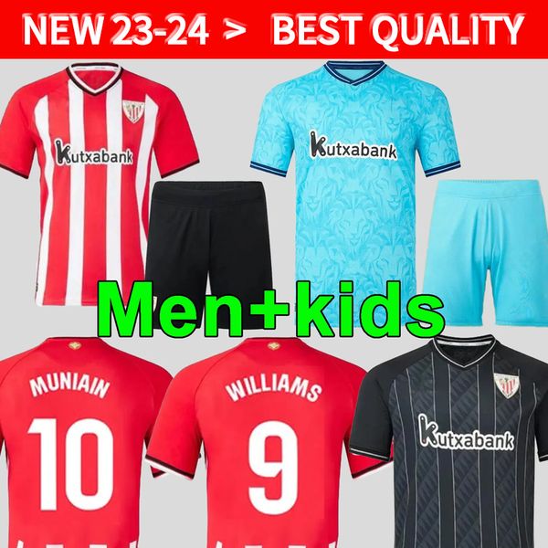 

23 24 club soccer jerseys berenguer 2023 2024 muniain athletic bilbao home away williams football shirt raul garcia villalibre jersey sancet, Black;yellow