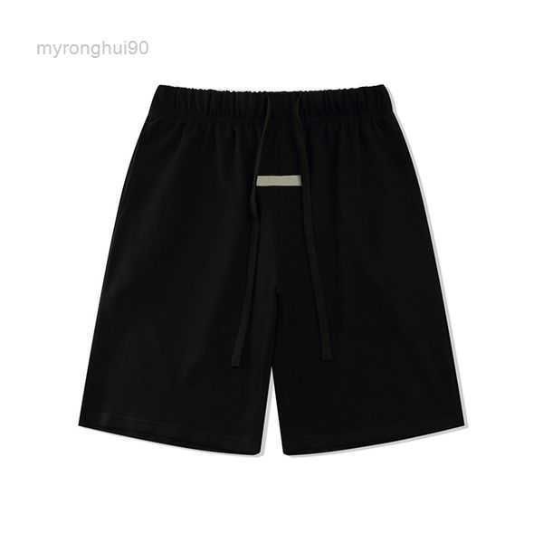 

new essentail short 21ss reflective high street shorts men's casual sports pant loose oversize style drawstring short pants trend desig, White;black