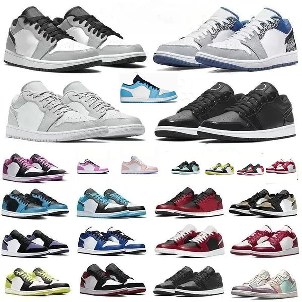 

jumpman low shoes unc basketball shoes university blue triple black light smoke grey panda lucky green cactus paris hyper roya mens women sn