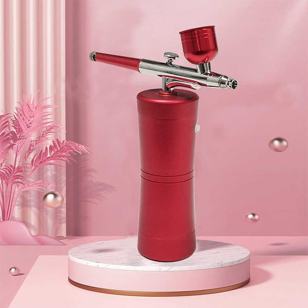 

facial steamer airbrush water oxygen injector high pressure gun spray mask portable machine handheld 230801