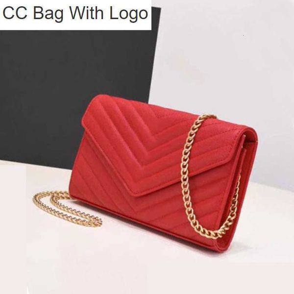 

cc bag 7a fashion shoulder bag designer woman bag handbag fashionurse original box genuine leather cross body chain high grade quality v gri, Black