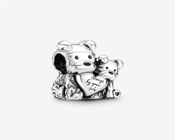 

100 925 sterling silver mother puppy love charms fit original european charm bracelet fashion women wedding engagement jewelry 6962842, Bronze;silver