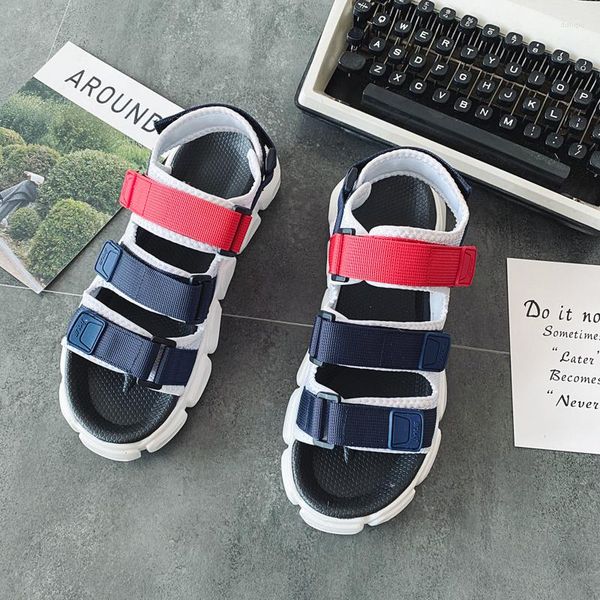 

Sandals Outdoor Mens Roman Man Summer Close Toe Travel Designer Leather Shoes Vieam Breathable Beach Fashion for Men 953 924, Black