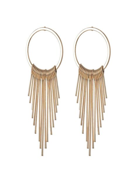 

fashion tassel round hoop earrings stud female alloy multifunction dangling luxury jewelry birthdays weddings mother day gift4722110, Golden;silver