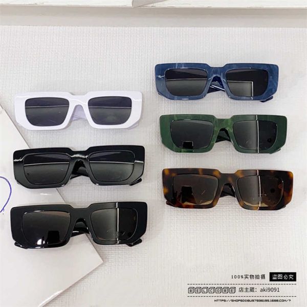 

2023 new luxury designer p family's new square sunglasses women's net red ins same style personalized plate sunglasses trendspr11z, White;black
