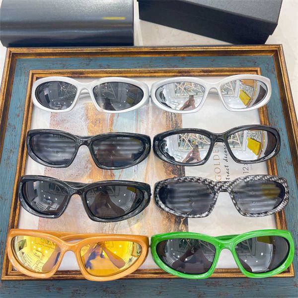 

2023 new luxury designer concave carbon fiber sunglasses fashionable men's ins net red same style sunglasses women's bb0157, White;black