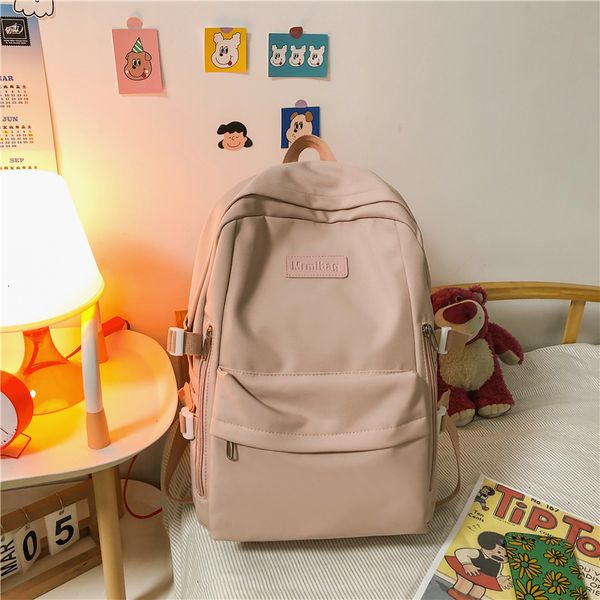 

day pack waterproof multipocket nylon backpack female travel bag student rucksack book schoolbag for teenage girl boys satchel 230731